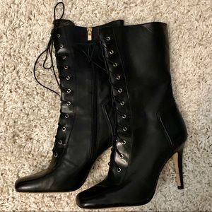 Boutique 9 Leather Lace-up Calf boots